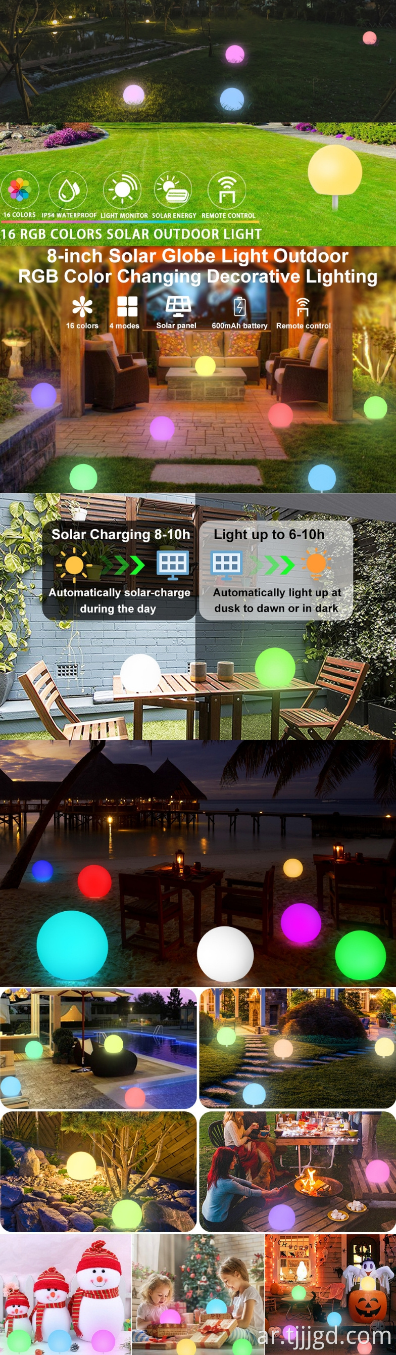 Solar Ball For Garden